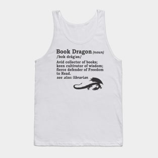 Book Dragon Definition Tank Top